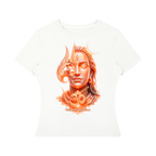 Aura Orange Women's Slim Fit Performance T-Shirt
