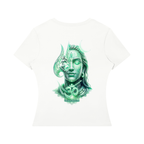 Aura Green Women's Slim Fit Performance T-Shirt