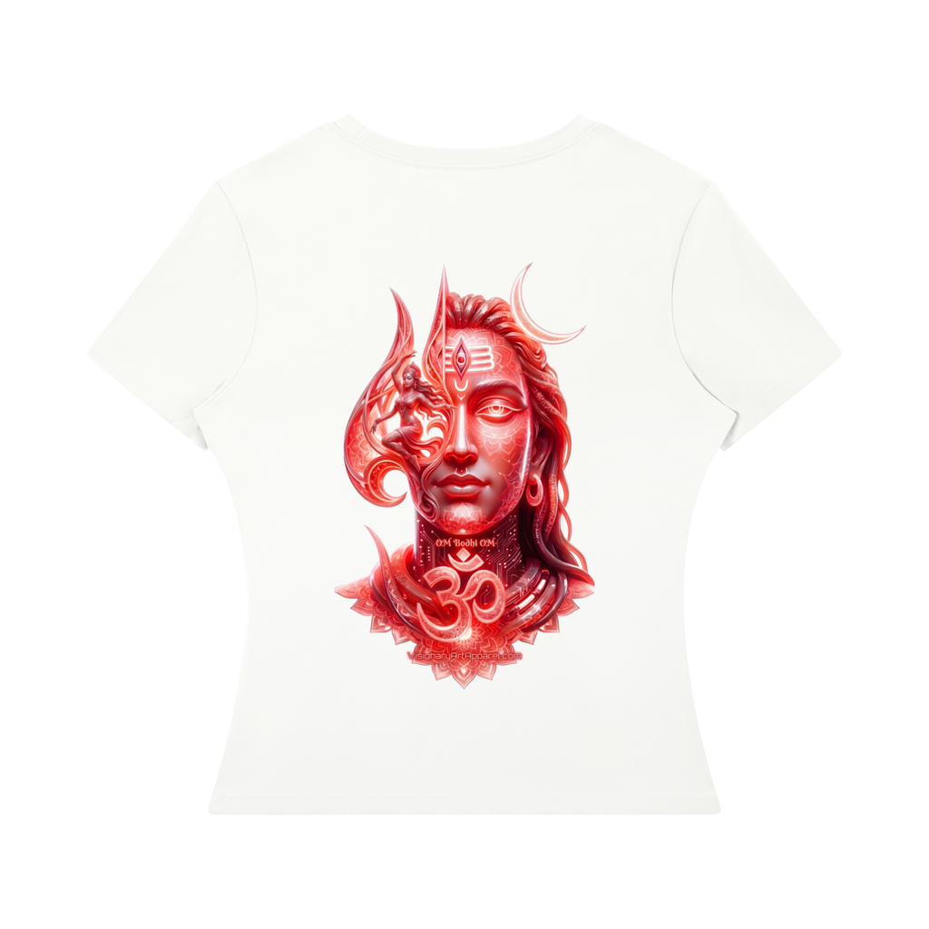 Aura RED Women's Slim Fit Performance T-Shirt