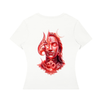 Aura RED Women's Slim Fit Performance T-Shirt