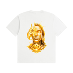 Aura Yellow Unisex Seamless Cotton T-Shirt