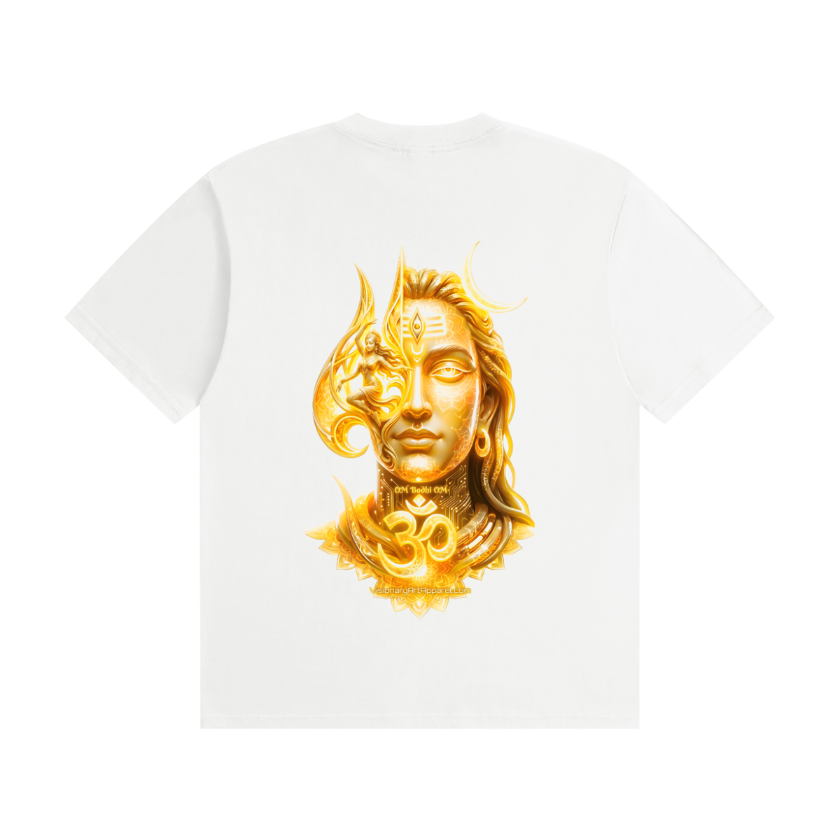 Aura Yellow Unisex Seamless Cotton T-Shirt