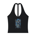 Egyptian Divinity 1 Women’s Halter V-Neck Yoga Tank Top