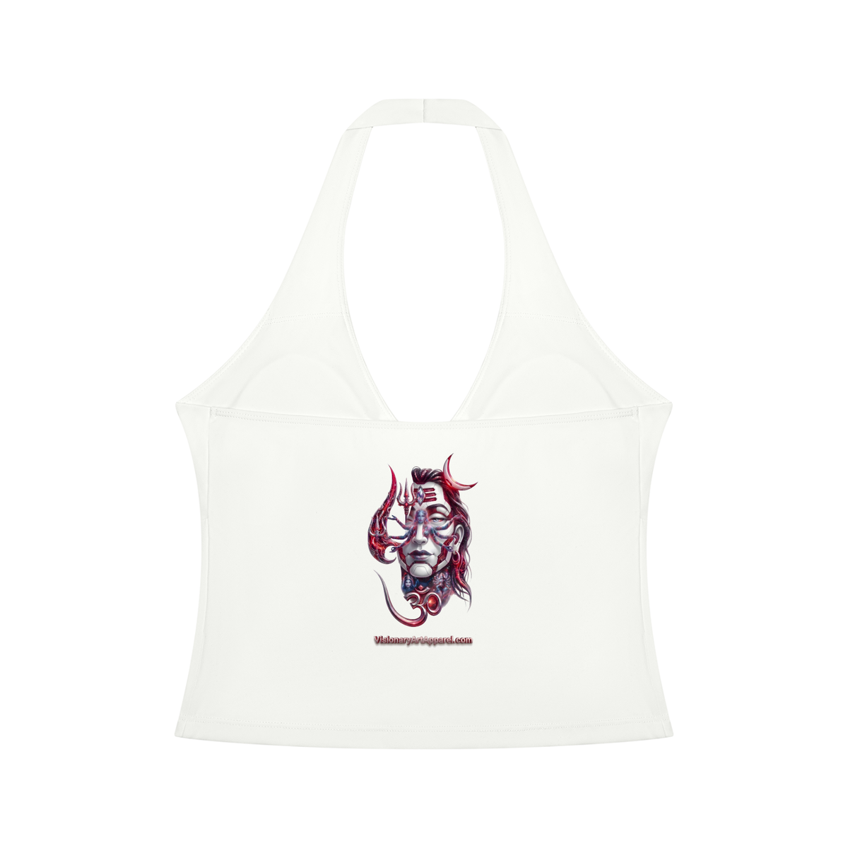 Divinity 1 Women’s Ruched Halter Yoga Tank Top