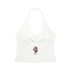 Divinity 1 Women’s Ruched Halter Yoga Tank Top