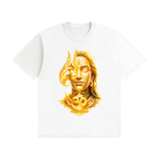Aura Yellow Unisex Seamless Cotton T-Shirt