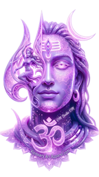 Aura Purple Unisex Seamless Cotton T-Shirt