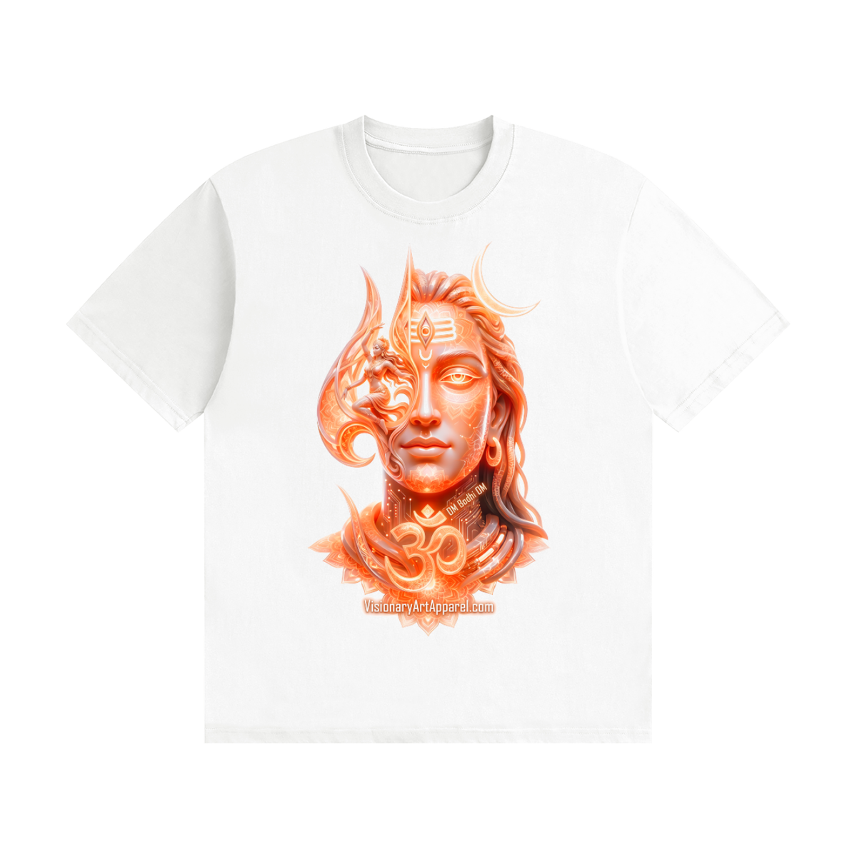 Aura Orange Unisex Seamless Cotton T-Shirt