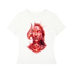 Aura RED Women's Slim Fit Performance T-Shirt