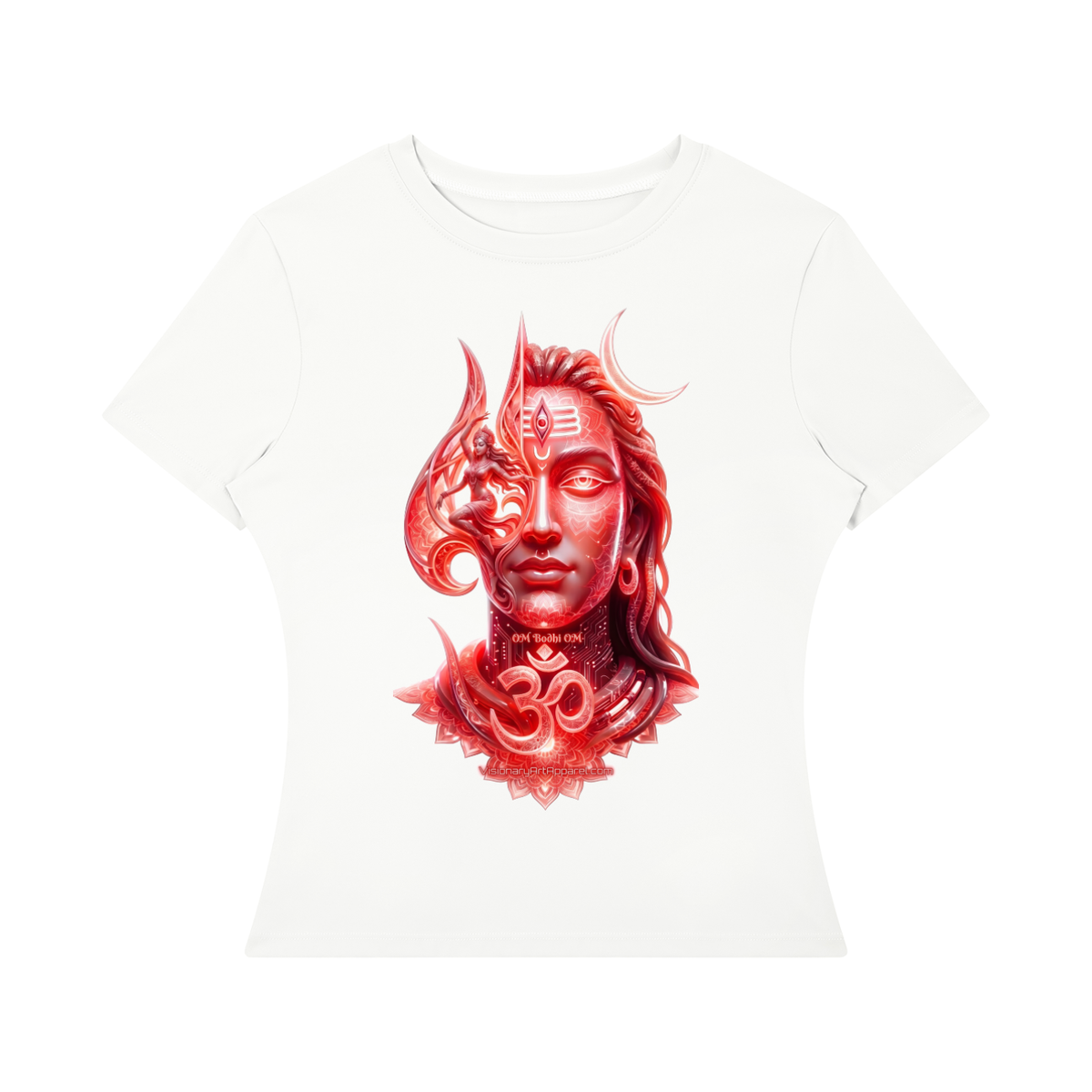 Aura RED Women's Slim Fit Performance T-Shirt